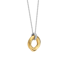 Load image into Gallery viewer, Ti Sento Gold Plated Twist Necklace