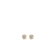 Load image into Gallery viewer, Ti Sento Gold Plated Stud Earrings
