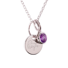 Load image into Gallery viewer, Sterling Silver "Hope" Pendants