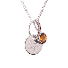 Load image into Gallery viewer, Sterling Silver "Hope" Pendants