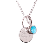 Load image into Gallery viewer, Sterling Silver "Hope" Pendants