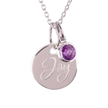 Load image into Gallery viewer, Sterling Silver "Joy" Pendants