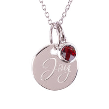 Load image into Gallery viewer, Sterling Silver "Joy" Pendants