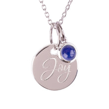 Load image into Gallery viewer, Sterling Silver "Joy" Pendants