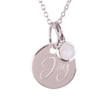 Load image into Gallery viewer, Sterling Silver "Joy" Pendants
