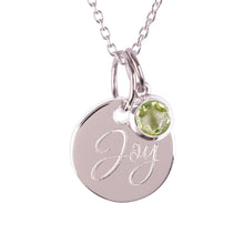 Load image into Gallery viewer, Sterling Silver "Joy" Pendants