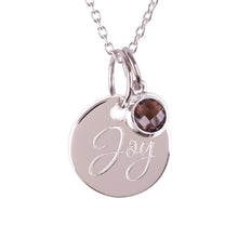 Load image into Gallery viewer, Sterling Silver "Joy" Pendants