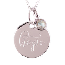 Load image into Gallery viewer, Sterling Silver "Hope" Pendants