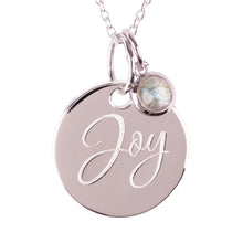 Load image into Gallery viewer, Sterling Silver "Joy" Pendants
