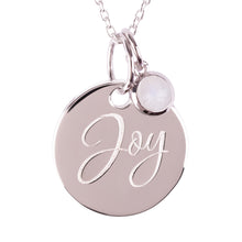Load image into Gallery viewer, Sterling Silver "Joy" Pendants