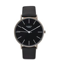 Load image into Gallery viewer, Osprey Black Leather Strap Men's Watch