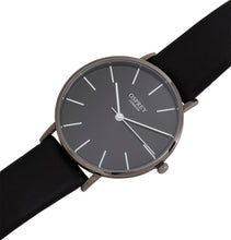 Load image into Gallery viewer, Osprey Black Leather Strap Men's Watch