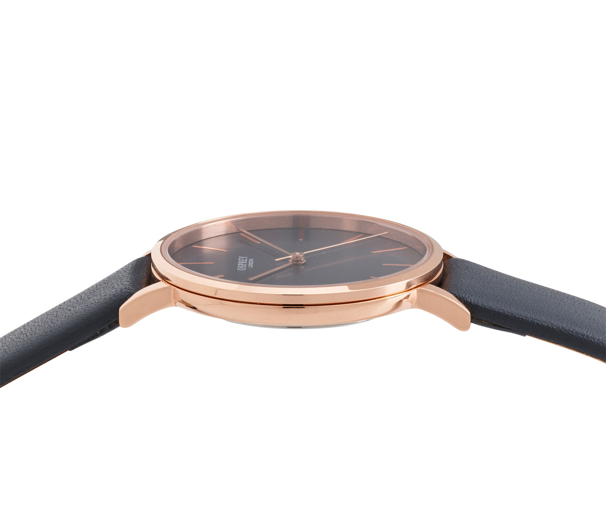 Osprey Gunmetal Grey Leather Strap Ladies' Watch, view 5