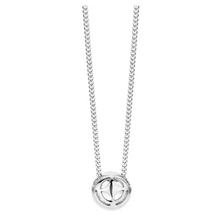 Load image into Gallery viewer, Fine Chain Necklace with Cubic Zirconia Hand Set Pendant