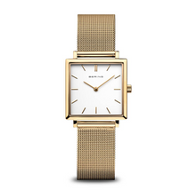 Load image into Gallery viewer, Classic Gold Female Bering Square Faced Watch