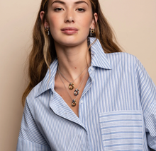 Load image into Gallery viewer, Ti Sento Silver Rounded Circular Pendant