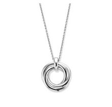 Load image into Gallery viewer, Ti Sento Silver Rounded Circular Pendant