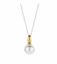 Load image into Gallery viewer, Ti Sento Gold Vermeil Sterling Silver 12mm Pearl Pendant