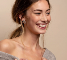 Load image into Gallery viewer, Sterling Silver Elegant Twisted Circle Drop Earrings