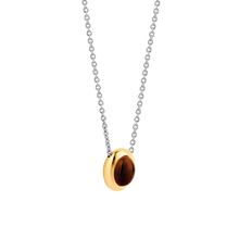 Load image into Gallery viewer, Ti Sento brown stone pendant on 42cm chain
