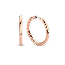 Load image into Gallery viewer, Ti Sento Rose Gold Classic Hoop Earrings