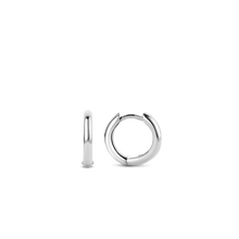 Load image into Gallery viewer, Ti Sento Skinny Silver Hoop Earrings