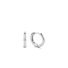 Load image into Gallery viewer, Ti Sento Skinny Silver Hoop Earrings