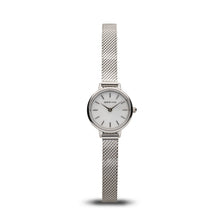 Load image into Gallery viewer, Bering Polished Silver Thin Strap Stainless Steel Ladies Watch