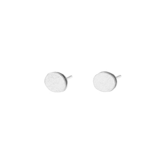 Sterling Silver Mini Pebble Stud Earrings