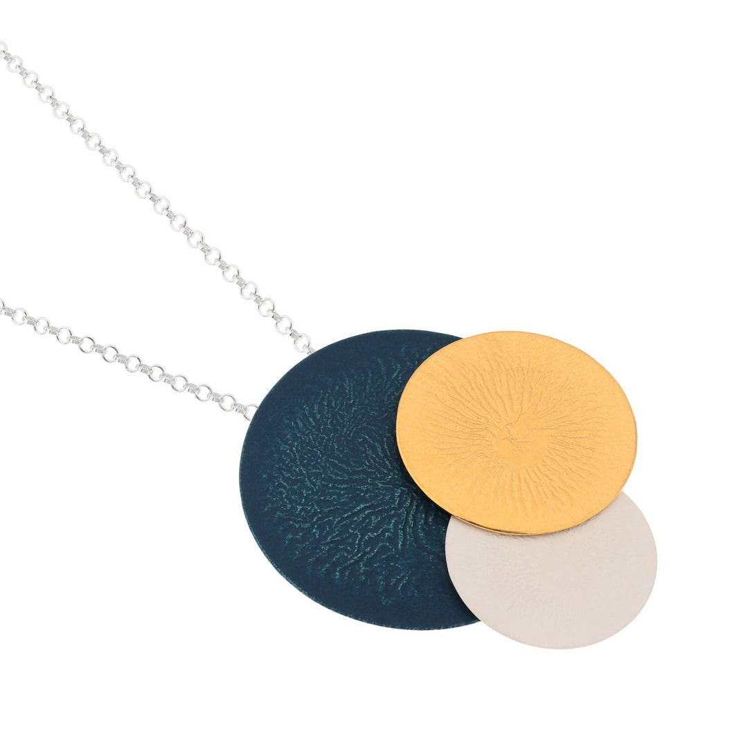 Moon Collection Triple Disc Pendant