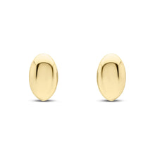 Load image into Gallery viewer, 9ct Yellow Gold Oval Domed Stud Earrings
