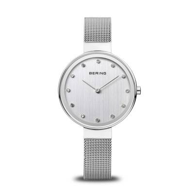 Bering Silver Colour Polished Finish Ladies Watch