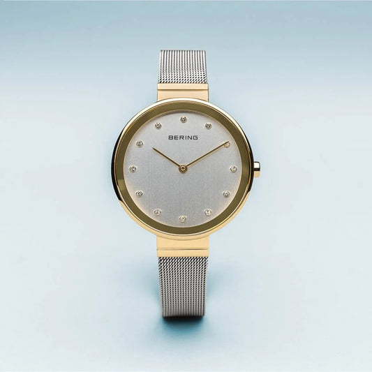 Bering Gold Colour, Polished Finish, Ladies Watch, view 4