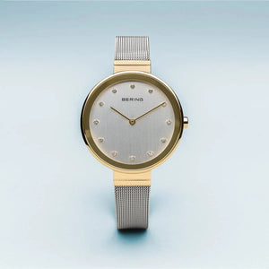 Bering Gold Colour, Polished Finish, Ladies Watch