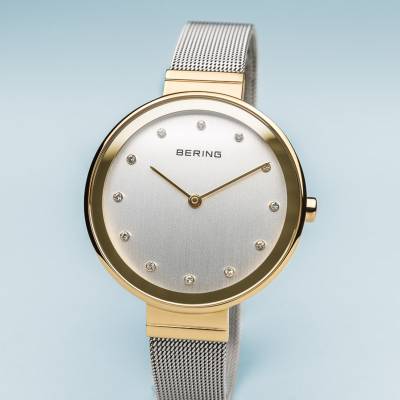 Bering Gold Colour, Polished Finish, Ladies Watch, view 6