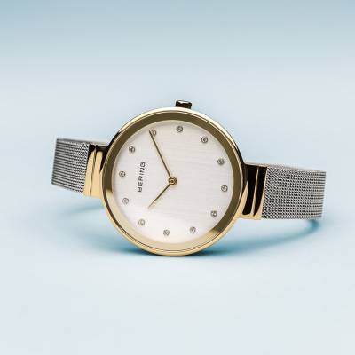 Bering Gold Colour, Polished Finish, Ladies Watch, view 5