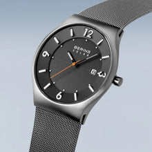 Load image into Gallery viewer, Bering Solar Brushed Grey Mens Watch
