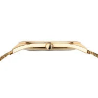 Bering Ultra Slim Gold Finish 4.8mm Ladies Watch, view 4