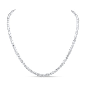 Urban Armour Sterling Silver 4.9mm Handmade Spiga Chain 18"
