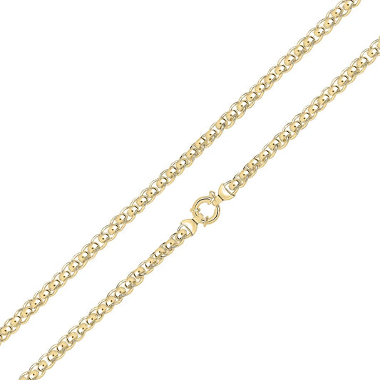 Gold Vermeil 6.7mm Rollerball Bracelet 7.5", view 2