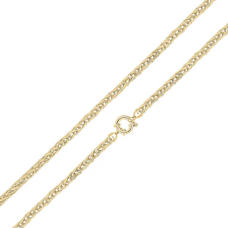 Gold Vermeil Spiga Chain Necklace 18", view 2