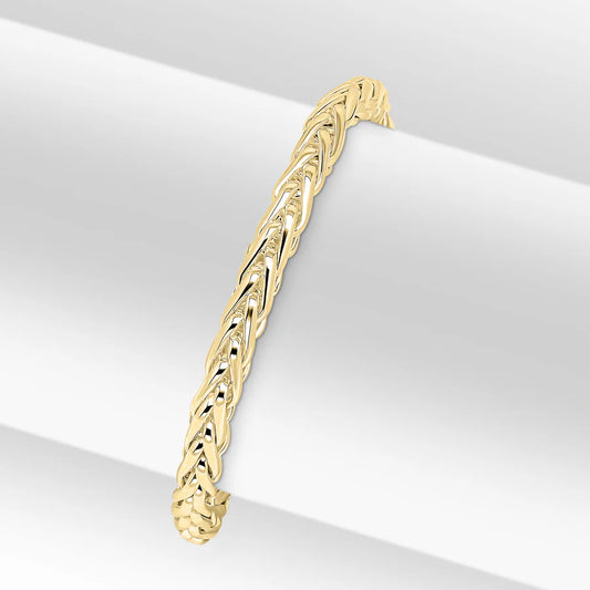 Gold Vermeil Spiga Chain Bracelet 7.5"