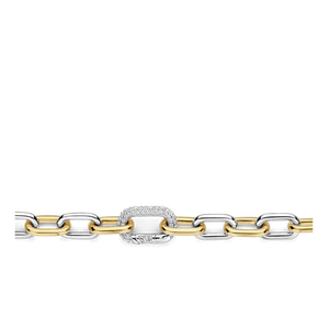 NEW 2025 - Ti Sento Gold Plated Silver 48cm Chain Link Bracelet
