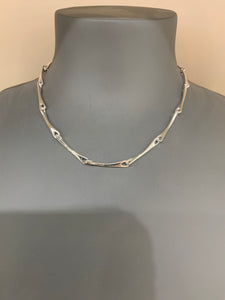 Sterling Silver Bones necklace