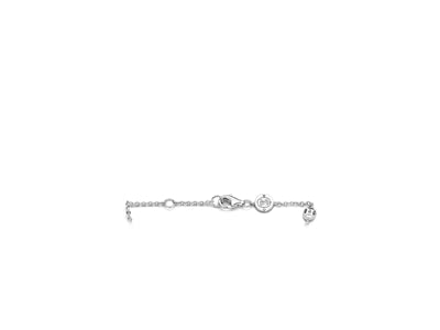 Sterling Silver Bracelet set with Cubic Zirconia Stones, view 3