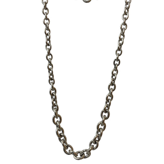 Urban Armour Sterling Silver Oval Rolo link Necklace, view 2