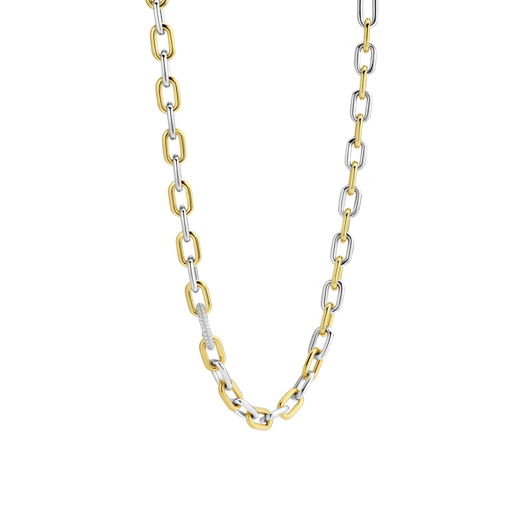 NEW 2025 - Ti Sento Gold Plated Silver 48cm Chain Link Necklace