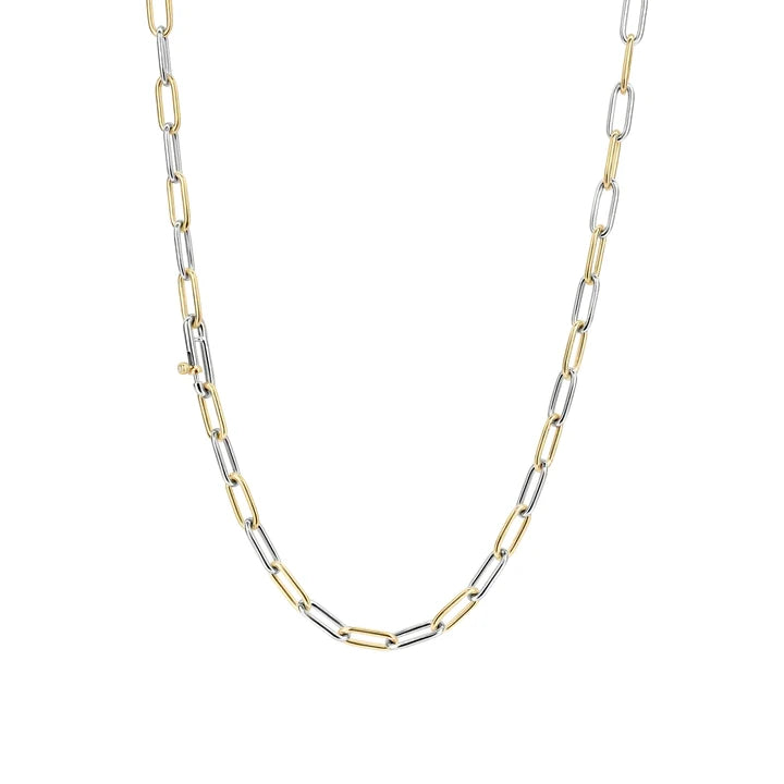 Ti Sento Closed Forever Chain Necklace 18ct Gold Vermeil / 925 Sterling Silver