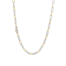 Load image into Gallery viewer, Ti Sento Closed Forever Chain Necklace 18ct Gold Vermeil / 925 Sterling Silver
