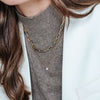 Ti Sento Closed Forever Chain Necklace 18ct Gold Vermeil / 925 Sterling Silver